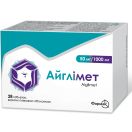 Айглімет 50 мг/1000 мг таблетки №28 foto 1