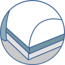 Подушка для дітей Olvi тришарова ортопедична з ефектом пам'яті, 40х25 см (J2507) foto 4
