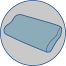 Подушка для дітей Olvi тришарова ортопедична з ефектом пам'яті, 40х25 см (J2507) foto 3