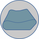 Подушка для дорослих Olvi ортопедична з ефектом пам'яті, 47х36 см (J2504) foto 3