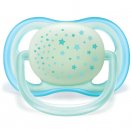 Пустушка Avent нічна 0-6 міс. нейтральна для хлопчиків 2 шт foto 2