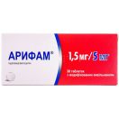 Арифам 1,5 мг/5 мг таблетки №30 foto 1