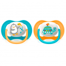 Пустушка Avent (Авент) Animal 6-18 місяців для хлопчиків 2 шт foto 2