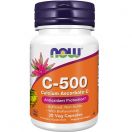 Now Вітамін С-500 Аскорбат кальцію-С капсули №30 foto 1
