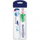 Набір Sensodyne Зубна щітка Відновлення та захист + Зубна паста Фтор, 50 мл foto 1