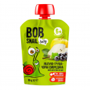 Пюре фруктове Bob Snail (Равлик Боб) яблуко-груша-чорниця-смородина 90 г foto 1
