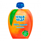 Пюре Чудо-Чадо персик без цукру пауч 90 г foto 1