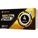 Максігра Драйв 20 мг таблетки №4 foto 2