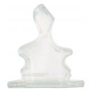 Соска силіконова ортодонтична повільний потік Baby Team (2002) 2 шт foto 2