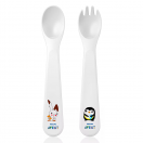 Виделка та ложка у футлярі Avent від 12 + місяців foto 2