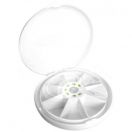 Органайзер для таблеток пластиковий круглий тиждень з кришкою РТ 6046 foto 1