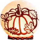 Соляна лампа Гарбуз 3-4 кг slsv1* foto 1