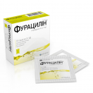 Фурацилін 40 мг порошок для розчину саше 2 г №10 foto 2