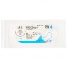 Пролен 2-0 колюча голка 31,1 мм 75 см 1/2 кола W295 синій foto 1