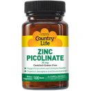 Вітаміни Country Life Піколінат цинку 25 мг таблетки №100 foto 1