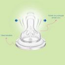 Пляшечка Wee Baby (Ві Бейбі) для годування з широкою шийкою Classic Plus 250 мл, соска №1 (колір в асортименті) foto 4