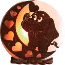 Соляна лампа Слоненя на Місяці 3-4 кг sl7* foto 1