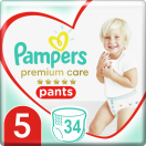 Підгузки-трусики Pampers Premium Care Pants Junior 5 (12-17 кг) №34 foto 1