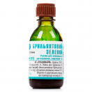 Брильянтовий зелений спиртовий розчин 1% флакон 15 мл foto 1