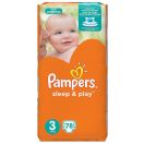Підгузки Pampers Sleep&amp Play Midi p.3 (5-9 кг) 78 шт foto 1