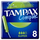 Тампони Tampax Compak Super Single 8 шт foto 1