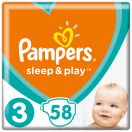 Підгузки Pampers Sleep&amp Play Midi 3 (5-9 кг) 58 шт foto 4