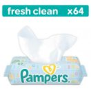Серветки Pampers Baby fresh дитячі зволожуючі 64 шт (змінний блок) foto 2