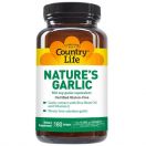 Вітаміни Country Life Натуральний часник капсули №180 foto 1