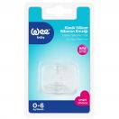 Соска Wee Baby (Ві Бейбі) кругла для пляшечок з вузькою шийкою №1 foto 1