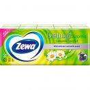 Хустинки носові Zewa Deluxe Camomile блок №100 (10 х 10 шт) foto 1