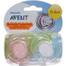 Пустушка Avent від 0 до 6 місяців силіконова дихаюча 2 шт BFA-Free foto 3