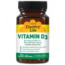 Вітаміни Country Life вітамін D3 2500 МО капсули №60  foto 1
