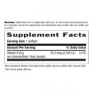 Вітаміни Country Life вітамін D3 2500 МО капсули №60  foto 2