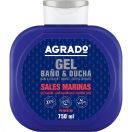 Гель Agrado для душу Морська сіль 750 мл foto 1