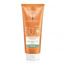 Набір Vichy (Віши) Capital Soleil сонцезахисне водостійке молочко з гіалуроновою кислотою та технологією Мульти-захист, SPF50+, 200 мл + Косметичка foto 3