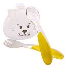 Набір Baby Team (Бебі Тім) для годування (виделочка та ложечка) в футлярі foto 5