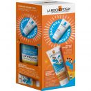 Набір La Roche-Posay (Ля Рош-Позе) Антеліос Дермо-Педіатрікс (Сонцезахисний водостійкий гель з технологією нанесення на вологу шкіру для чутливої шкіри дітей, дуже високий ступінь захисту SPF50+, 250 мл + Ліпікар Синдет, 100 мл) foto 1