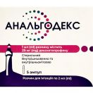 Анальгодекс розчин для ін'єкцій 25 мг/мл по 2 мл ампули №5 foto 1