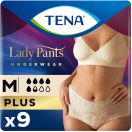 Труси урологічні жіночі Tena (Тена) Lady Pants Plus M №9 Creme foto 1