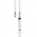 Шприц Medplast ін'єкційний трикомпонентний стерильний 2 мл із двома голками (23G та 24G) №1 foto 1