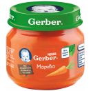 Пюре Gerber морква (з 6 місяців) 80 г foto 1
