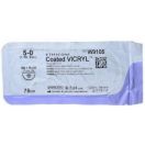 Вікрил 5-0 колюча голка 17 мм 1/2 кола 75 см W9105 foto 1