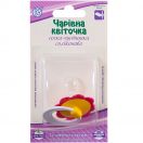 Соска-пустушка Чарівна квіточка силіконова ортодонтична foto 1