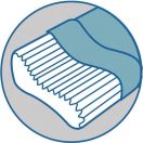 Подушка ортопедична Ортекс з ефектом пам'яті J2501 foto 3