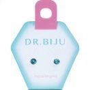 Сережки-голки Dr.Biju Сіріус 4.0 мм Голубий цирконій, дитячі, 1 пара foto 1