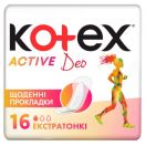 Прокладки Kotex (Котекс) Active liners Deo №16 foto 1