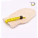 Мочалка-рукавичка Beter (Бетер) Coffee O'clock для душу з коноплі foto 3