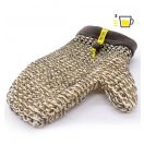 Мочалка-рукавичка Beter (Бетер) Coffee O'clock для душу з сизалю і льону foto 3