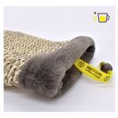 Мочалка-рукавичка Beter (Бетер) Coffee O'clock для душу з сизалю і льону foto 4