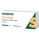 Небіволол-сандоз 5 мг таблетки №30 + Оноріо 5 мг таблетки №30 (смотка) foto 2